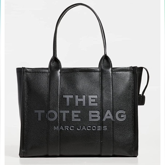 Marc Jacobs Bags Marc Jacobs The Leather Tote Bag In Black Poshmark